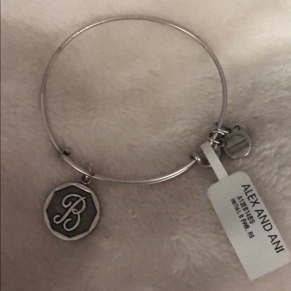 Alex and Ani Silver B Bracelet
